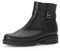 Gabor Damen Ankle Boots, Frauen Stiefeletten,Komfortable Mehrweite (H),gefüttert,Winterstiefeletten,Stiefel,schwarz (Flau/CDF),40.5 EU / 7 UK