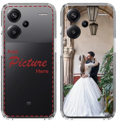 Handyhülle für das Xiaomi Redmi Note 13 Pro Plus 5G Hülle selbst gestalten Silikonhülle Dein Bild Motiv Design Personalisierte Schutzhülle Case eigenes Foto individuell Bedrucken erstellen