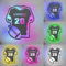 WILINNI Personalisiertes Rugby-Trikot-Namensspiegellicht, Spiegel-Acryl-Neonschild, Individuelle Namensnummer, Led Licht Personalisiert Geschenk Für Sportliebhaber, Weihnachtsgeburtstag (Stil 11)