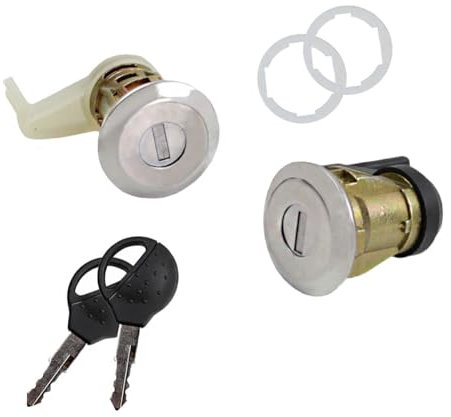 2 Barillet de Porte Avant Gauche ET Avant Droit AVEC 2 Clés compatible avec PEUGEOT 206 de 1998 à 2013-9170N8 9170N9