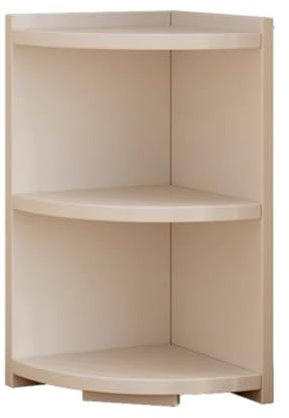 6 Tier Corner Bookshelf with Baffles Etagere Shelf Storage Rack for Living Room Home Office Small Space