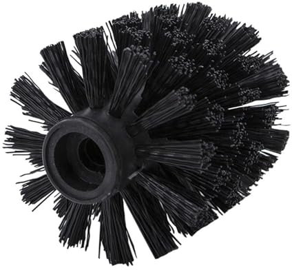 Toilet Brush Head - universall Replacement Toilet Bowl Brush Head | Ball-Shaped Toilet Brush Replacement Heads, Toilet Brush Head With Sturdy Stiff Bristles Easy Screw-On Design
