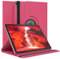 EAZY CASE - Étui pour Tablette Apple iPad Air 11 M3 (2025) Housse de Protection Smart Cover Support Rotatif Pochette Pliante 360° pivotante avec Fonction Stand Cuir synthétique Rose