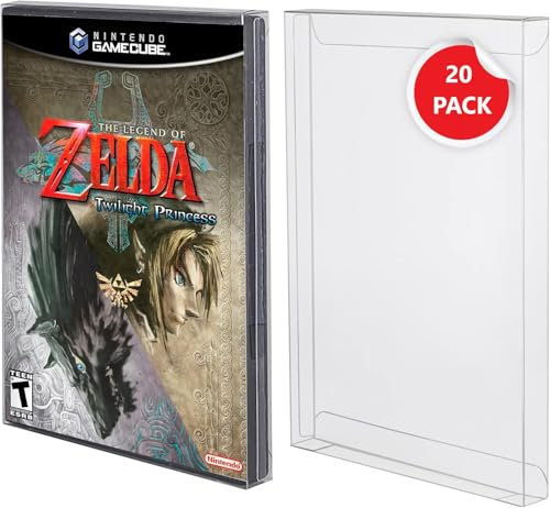 Link-e : 20 X Boitier de Protection en Plastique Compatible avec Boite de Jeu sur Console Nintendo Gamecube Wii Wii-U Sony Playstation 2 PS2 Microsoft Xbox Xbox 360
