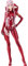 Gooyeh Zero Two/02 Figur Statue, 23 cm, Kampfuniform, stehende Haltung, Anime 02, PVC-Skulptur, Modell, Sammlerstück, Tischdekoration, Geschenk für Fans