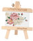 Ciieeo Cadre Photo Naturel Trépied Style Chevalet Décoratif pour Maison Magasin