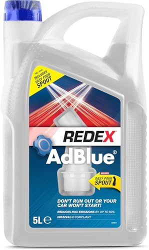 AdBlue Additive 5L with Easy-Pour Spout | Diesel Exhaust Fluid (DEF) for Cars, Vans & Trucks | Reduces Emissions | Urea Solution for SCR Systems | Engine & Environmental Protection
