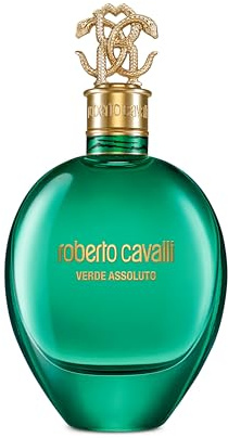 ROBERTO CAVALLI Signature Verde Assoluto, Eau de Parfum für Damen, Holzig-Vanillig-Blumiger Duft, 75 ml