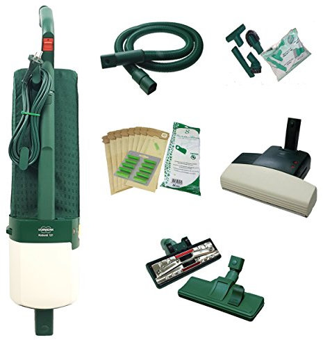 Aspirapolvere Vk121 Rigenerato Spazzola con Ruote Scegli la Composizione (Vk121+Battitappeto+Tubo)