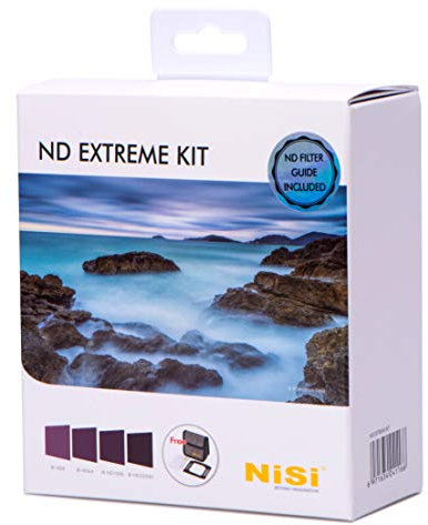 NiSi Extreme ND Filter Kit - 100x100mm ND8, ND64, ND1000, ND32000 with Pouch, Cloth, Foam Gaskets