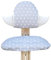 Blausberg Baby - Sitzkissen Set für Nomi Hochstuhl von Evomove - Happy Star Grau