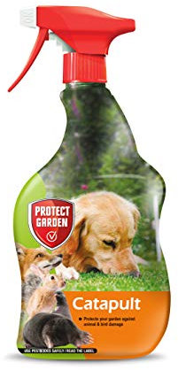 PROTECT GARDEN 86600254 Cat-a-Pult, 1L - Non-Harming Animal Repellent Spray - Scent Based Repellent Deters Animal Fouling - Garden Deterrant for Animals - Effective Against Foxes, Cats & More