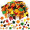 528 Stück Aufkleber Ahorn aus Filz, selbstklebend, Herbstblätter, Aufkleber, Ahornblatt, Dekoration für Herbstblätter, für Bastelprojekte, für Thanksgiving-Party