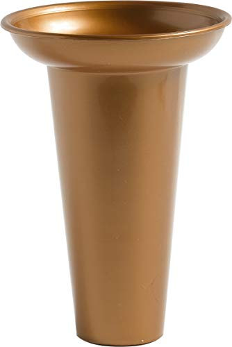 Portafiori interno in plastica per vaso da cimitero H. 14 D. 10 cm. art. P5