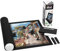 Becko Puzzle Roll Jigsaw Storage Felt Mat, Jigroll Up to 1,500 Pieces, Environmental Friendly Material, Box with A Drawstr.