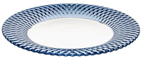 Villeroy & Boch Boston Plato de presentación, Adecuado Plato de presentación de diseño Fino, Cristal, Azul