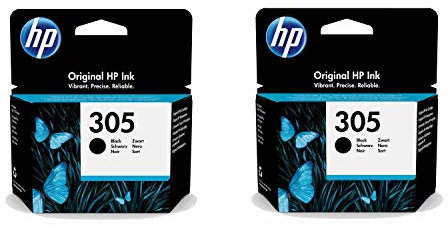 HP 305 Multipack, Schwarz, mit: DeskJet 2710 2720 2721 2722 2723 2724 DeskJet Plus 4110 4120 4122 4130 Envy 6010 6020 6022 6030 6030 605 032 Ende. vy Pro 6420 6422 6430 6432