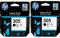 HP 305 Multipack, Schwarz, mit: DeskJet 2710 2720 2721 2722 2723 2724 DeskJet Plus 4110 4120 4122 4130 Envy 6010 6020 6022 6030 6030 605 032 Ende. vy Pro 6420 6422 6430 6432