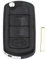 Coque de Remplacement Pliante 3 Boutons Coque de clé de Voiture à Rabat à Distance Coque de Style pour Land R0ver Range R0ver Sport LR3 Discovery (avec Lame HU101)