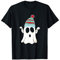 Lustiger Winter Geist mit Pudelmütze T-Shirt