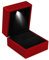 iSuperb Light LED-Ringe Box Schmuckschatulle Ohrringe Anhänger Ring Geschenkbox Verlobung Ehering Boxen Schmuck Display Verpackung Organizer Fall (Ringe Box)