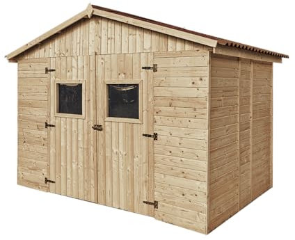 Foresta, Modell Eden, aus Massivholz, 16 mm, 280 x 200 cm, mit Boden