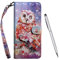 TOUCASA für Nokia 5.4 / Nokia 3.4 Hülle, Handyhülle Brieftasche PU Leder Flip [3D] Case Magnetverschluss Handytasche Klapphülle Tasche Lederhülle Schutzhülle (Eule)
