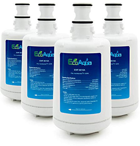 EcoAqua Filter Compatible for Replacing Insinkerator F-201R Filter, 4-Pack