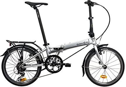 Dahon Fahrrad Mariner D8, Silber, faltbar, Erwachsene, Unisex, Silber, 145/185 cm