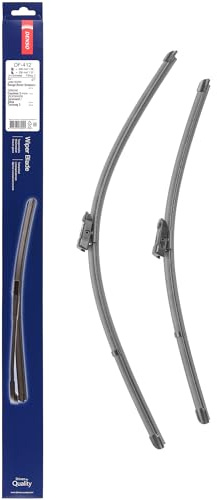 DENSO Flachwischer-Set DF-412 (650/530 mm, Linkslenker): Zwei leise, langlebige Wischer mit aerodynamischem Design. OEM-Qualität, breite Kompatibilität, 2 Jahre Garantie