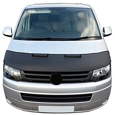 UK Custom Covers BB207AD3 Motorhauben-BH, Steinschlagschutz, Karbonfaser-Optik, passend für VW Transporter T5/T5.1 Shuttle 2009–2015