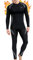 Thermounterwäsche Herren, Skiunterwäsche Winter Thermowäsche Set Funktionsunterwäsche Warm Weich Funktionswäsche atmungsaktiv Thermo Unterwäsche Thermounterhemd Thermounterhose für Männer Grau S