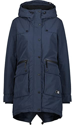 Alife and Kickin Damen CharlotteAK A Coat Damenjacke Wintermantel warm gefüttert XS-XXL, Marine