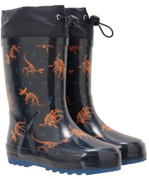Mountain Warehouse Pattern Winter Toddler Wellies | Lightweight & Waterproof Rain Wellington Boots, Easy to Clean, Rubber Outsole Childrens Footwear for Walking & Wet Weather