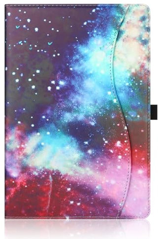 VOVIPO Samsung Galaxy Tab A8 10.5 Inch 2021/2022 SM-X205/X200 Case Cover, Multi-Viewing Angles Leather Stand Folio Protective Cover with Handstrap for Galaxy Tab A8 10.5 Inch 2021-Galaxy
