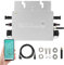 DeWin Onduleur Solaire, MPPT Grid Tie Micro Onduleur Étanche Connexion au Réseau Onduleur avec Système de Surveillance de Téléphone Mobile WiFi for Panneau Solaire Centrale Électrique de Balcon 800W