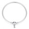 LNQOBU Pulsera para Mujer Plata de Ley 925,Pulsera Mariposa con Charm de Corazón Brillante, Pulseras Joyería (Con un Abalorio de Color)