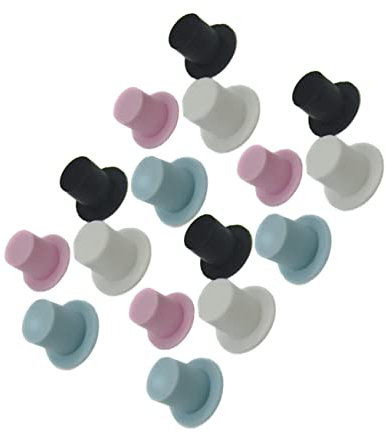 NOLITOY 100st Schwarz Mini Zylinder Haar Fascinator Hut Dekorationen Mini-Hut Für Barettes Spielmütze Vortäuschen Mini-schutzhelm Mini-Zylinder Zum Basteln Kleine Puppe Charmant Fräulein
