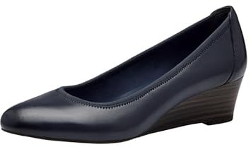 Tamaris Pumps Damen Keilabsatz blau,EU 41