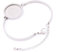 Reidgaller 5 Stück Edelstahl-Manschetten Armband Lünette Rohlinge 20 mm Cabochon Armreif Einstellung Tabletts DIY Armbänder Herstellung Zubehör (kleines Handgelenk)