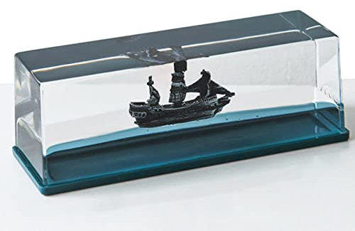 pologmase Kreuzfahrtschiff Fluid Drift Flasche - Flüssigkeits Driftflasche Für Kreuzfahrtschiffe – Acryl Kreuzfahrtschiff Flüssigkeits Driftflasche – Kreuzfahrtschiff Eisberg Schreibtischspielzeug