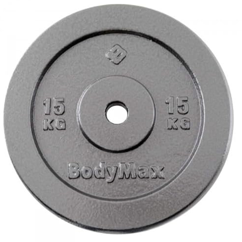 Bodymax 1 Standard Cast Iron Weight Plates (5, Kilograms)