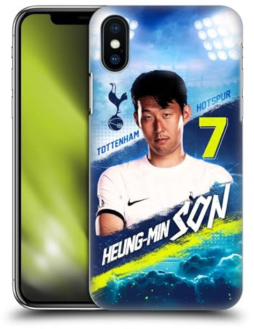 Head Case Designs Officially Licensed Tottenham Hotspur F.C. Son Heung-Min 2023/24 First Team Hard Back Case Compatible With Apple iPhone X/iPhone XS