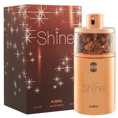 Ajmal Shine for Women Eau De Parfum 75ml - Pomegranate, Peony, Powdery Scent for Women