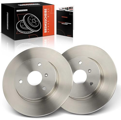 Frankberg 2x Bremsscheiben Vorne Kompatibel mit Besta Bus 2.2L 1992-2003 Bremsscheibe Cabrio 450 0.6L-0.8L 2000-2004 City-Coupe 450 0.6L-0.8L 1998-2004 Replace# 0004341V001