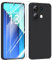 MIKULLE Hülle für Xiaomi Redmi Note 13 4G HandyHülle + 2 Stück Schutzfolie,Dünn Weiche Liquid Silikon TPU Stoßfeste Schutzhülle mit Microfiber Case - Schwarz