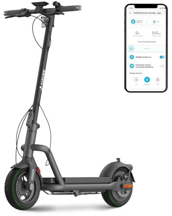 NAVEE N65i Monopattino Elettrico, Autonomia 65km, Massima 1000W, Massima 1000W, 3 Modalità di Guida, Pneumatici Tubeless 10,5, Pieghevole, IPX5, 24% Pendenza