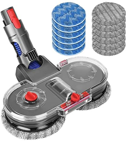 Mop Attachment. Compatible for Dyson V15 V11 V10 V8 V7. Vacuum Cleaner, Electric Mop Attachment with Water Tank and 12 Washable Mop