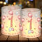 12 Windlicht Tischdeko 1 Geburtstag, Party Deko 1 Geburtstag Mädchen, Rosegold 1 Geburtstagdeko, Schön DASS Du Da Bist, Geeignet für Teelichter oder Kerzen, Happy Birthday Tischdeko