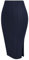 Zeagoo Damen Röcke Herbst High Waist Bodycon Skirt Elegante Strickrock Winterrock Knielang Business Rock Büro